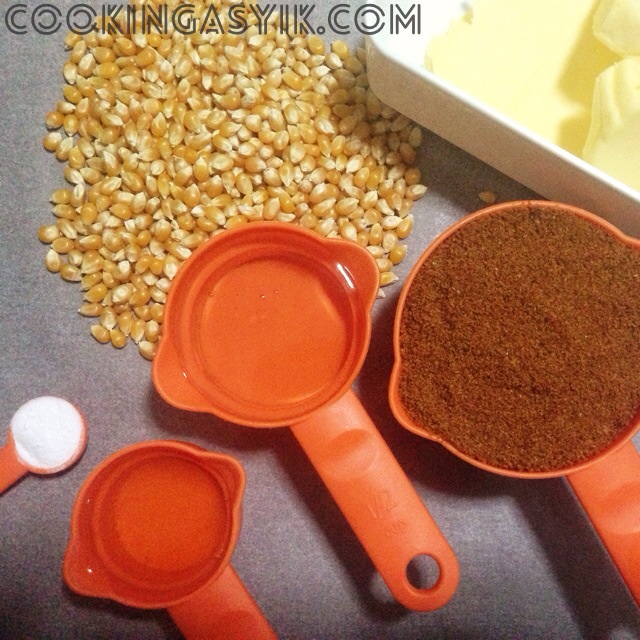 membuat pop corn caramel enak mudah