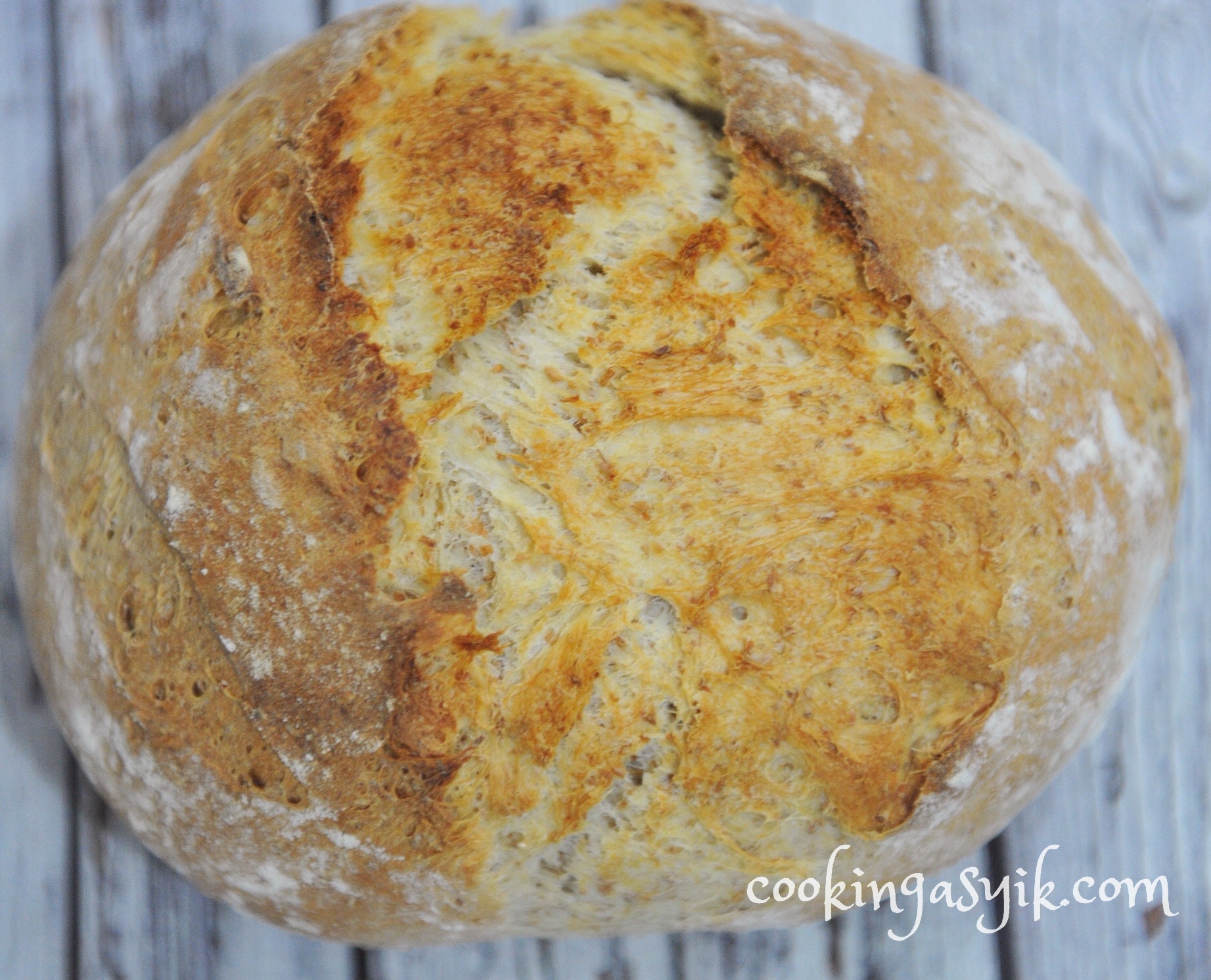 resep roti mudah, roti baguette, roti garlic, garlic bread, roti tanpa telur, roti tanpa susu, roti jadul