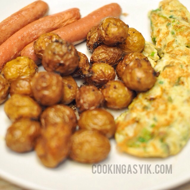 kentang panggang, resep baby potatoes, resep kentang panggang mudah, baked potatoes